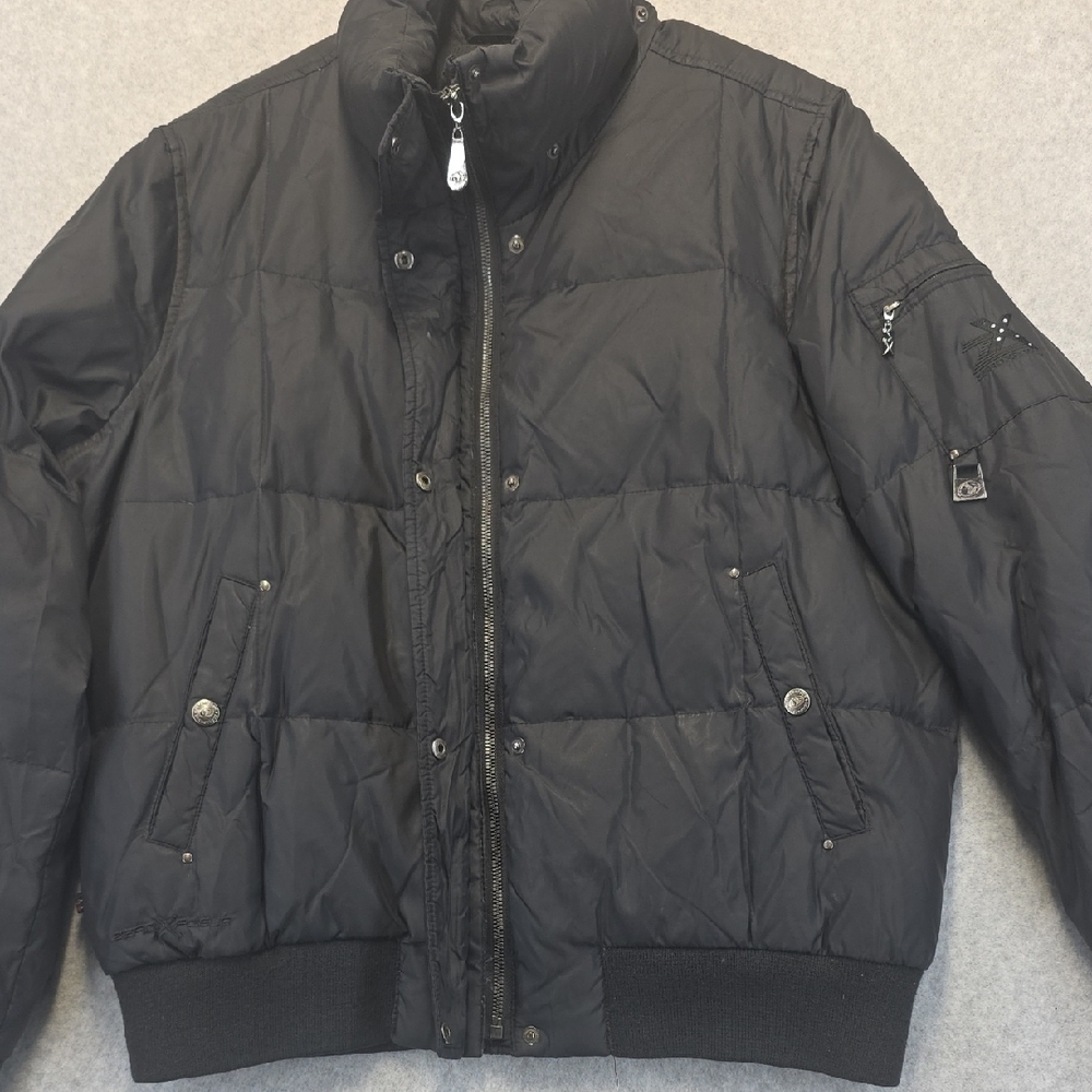 ZeroXposur Black Puffer Jacket Insulated Zip Coat Men’s L - Picture 9 of 11